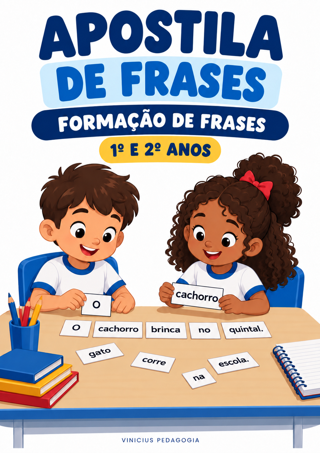 Capa do material Apostila de Formação de Frases — 1º e 2º Anos